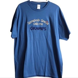 Gramps, Grandpa, Mens XLarge Shirt, New Without Tag, Blue, Somebody Spec…